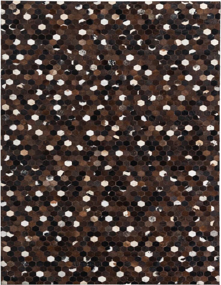 Detail image of 5' x 8' Cowhide Leather Rug