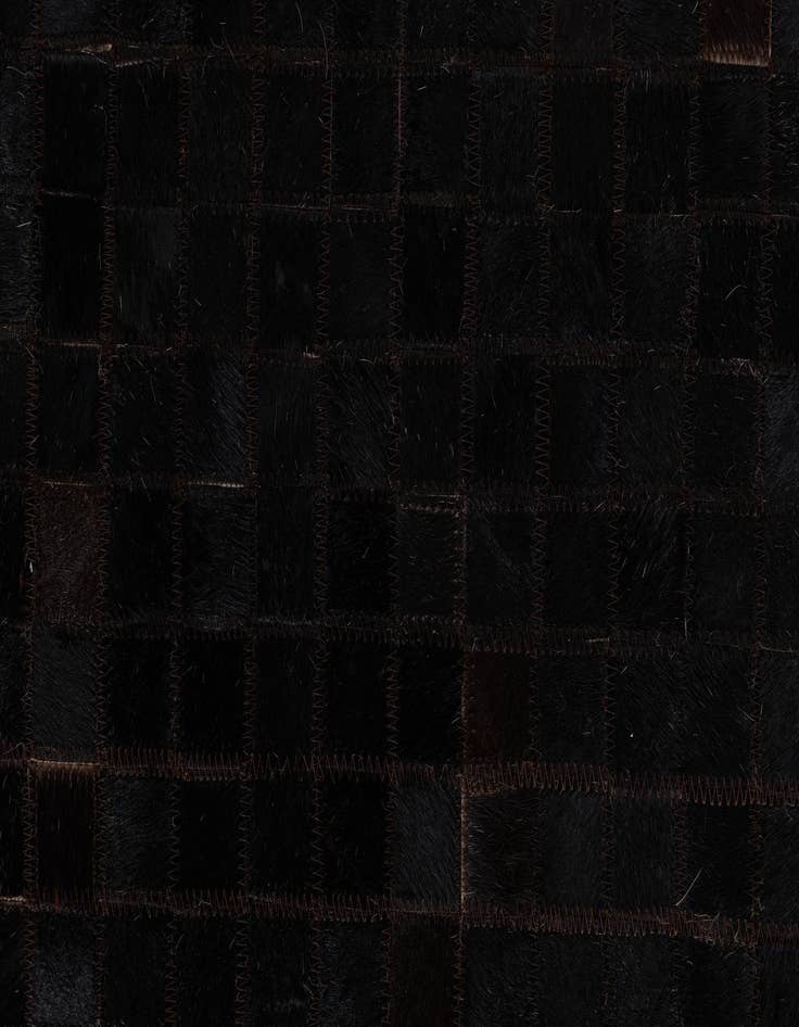 Detail image of 5' x 7' 10 Cowhide Leather Rug