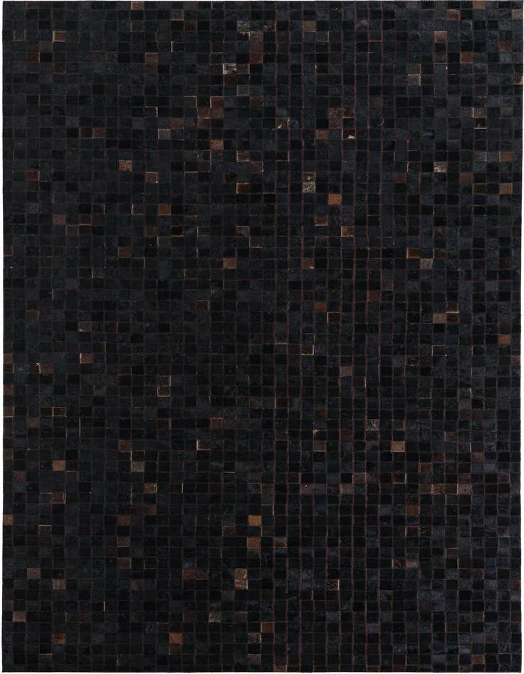 Detail image of 5' x 7' 10 Cowhide Leather Rug