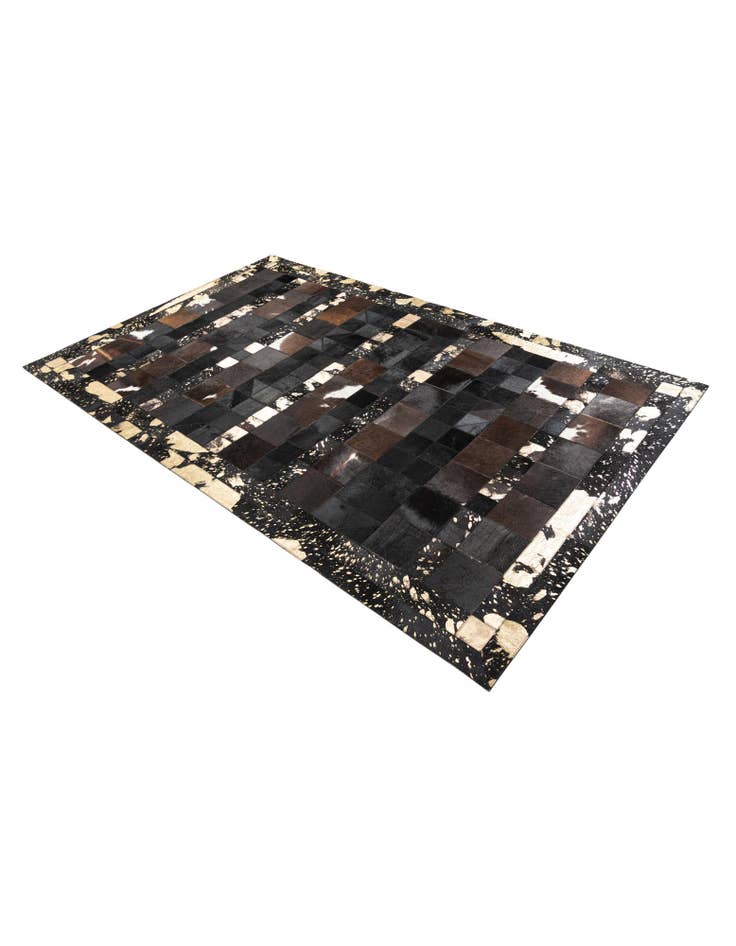 Detailfoto van 145cm x 245cm Cowhide Leather Vloerkleed