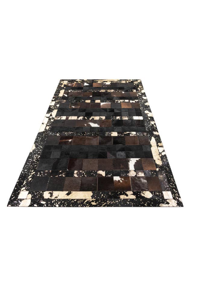 Detailfoto van 145cm x 245cm Cowhide Leather Vloerkleed