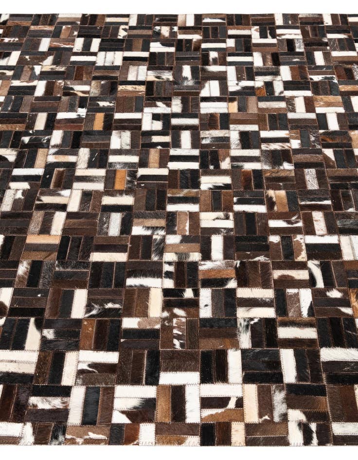 Detail image of 5' x 8' Cowhide Leather Rug