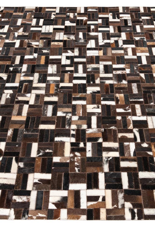 Detail image of 5' x 8' Cowhide Leather Rug