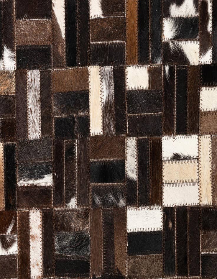 Detail image of 5' x 8' Cowhide Leather Rug
