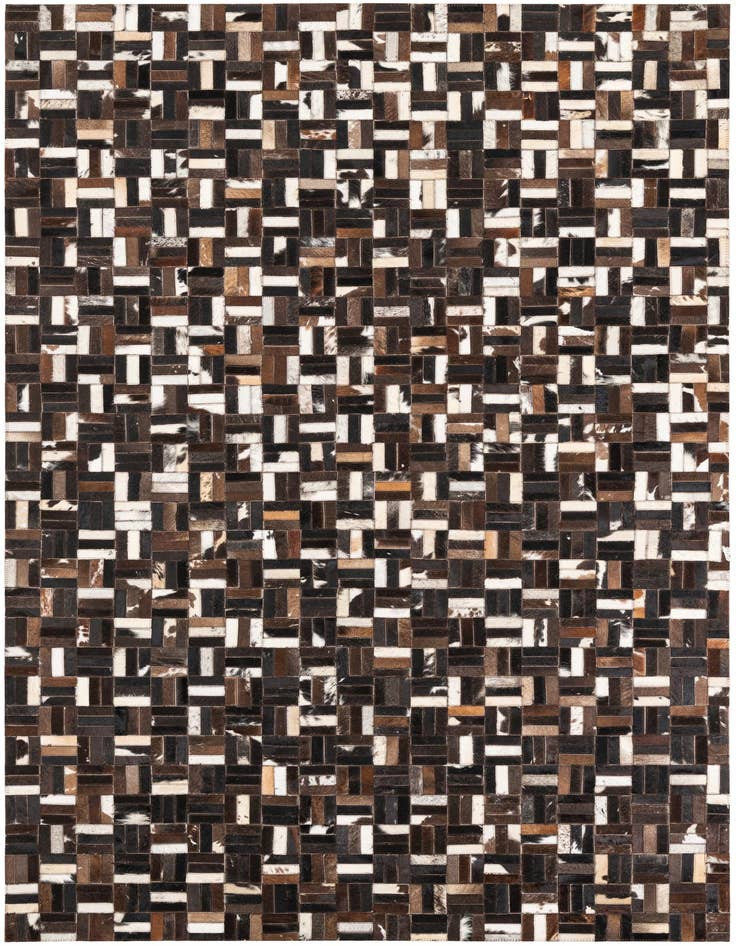 Detail image of 5' x 8' Cowhide Leather Rug