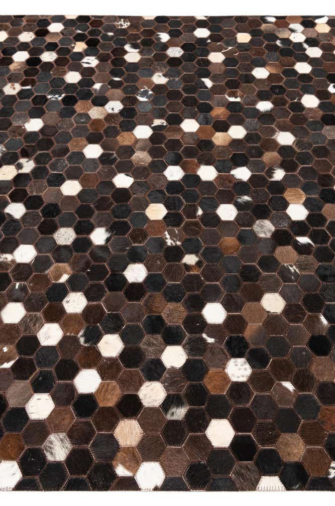 150cm x 245cm Cowhide Leather Teppich
