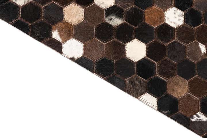 150cm x 245cm Cowhide Leather Teppich