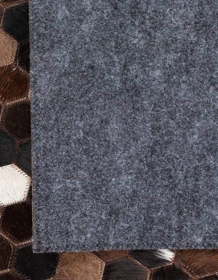Detail image of 5' x 8' Cowhide Leather Rug