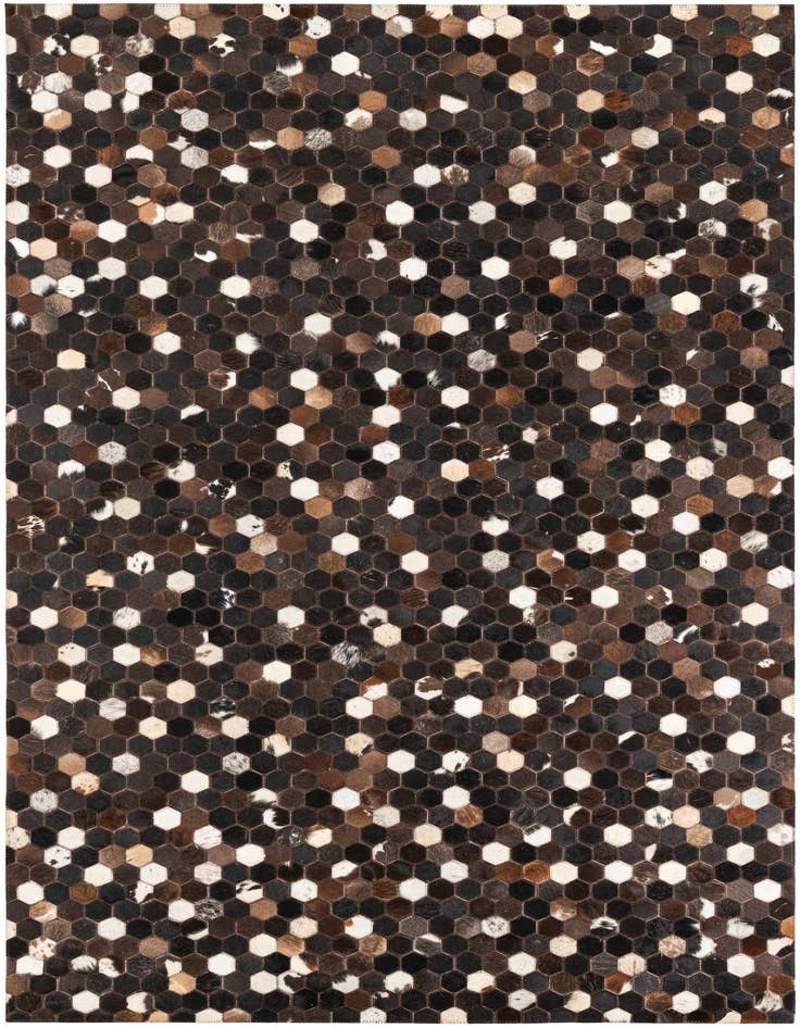 Detail image of 5' x 8' Cowhide Leather Rug