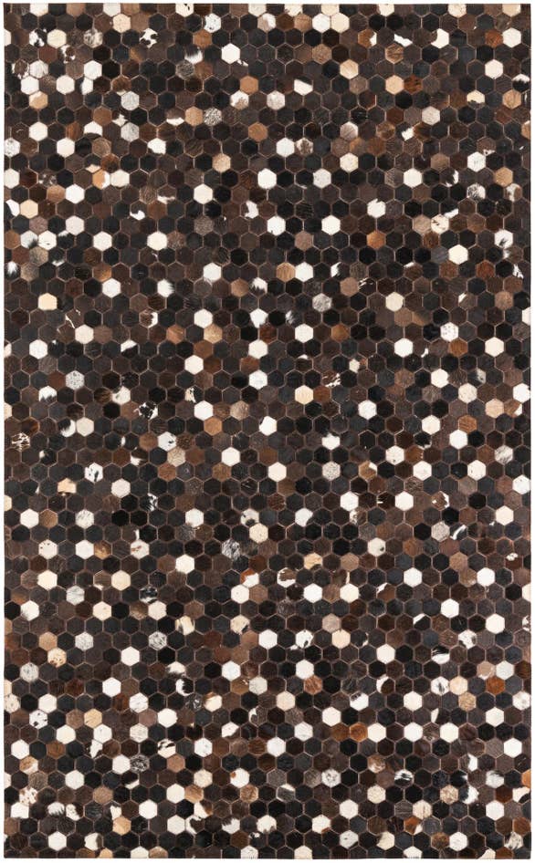 Detailansicht von 150cm x 245cm Cowhide Leather Teppich