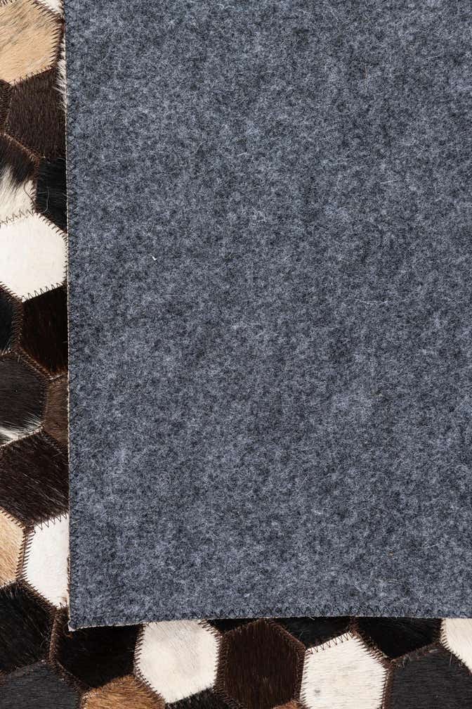 5' x 7' 10 Cowhide Leather Rug