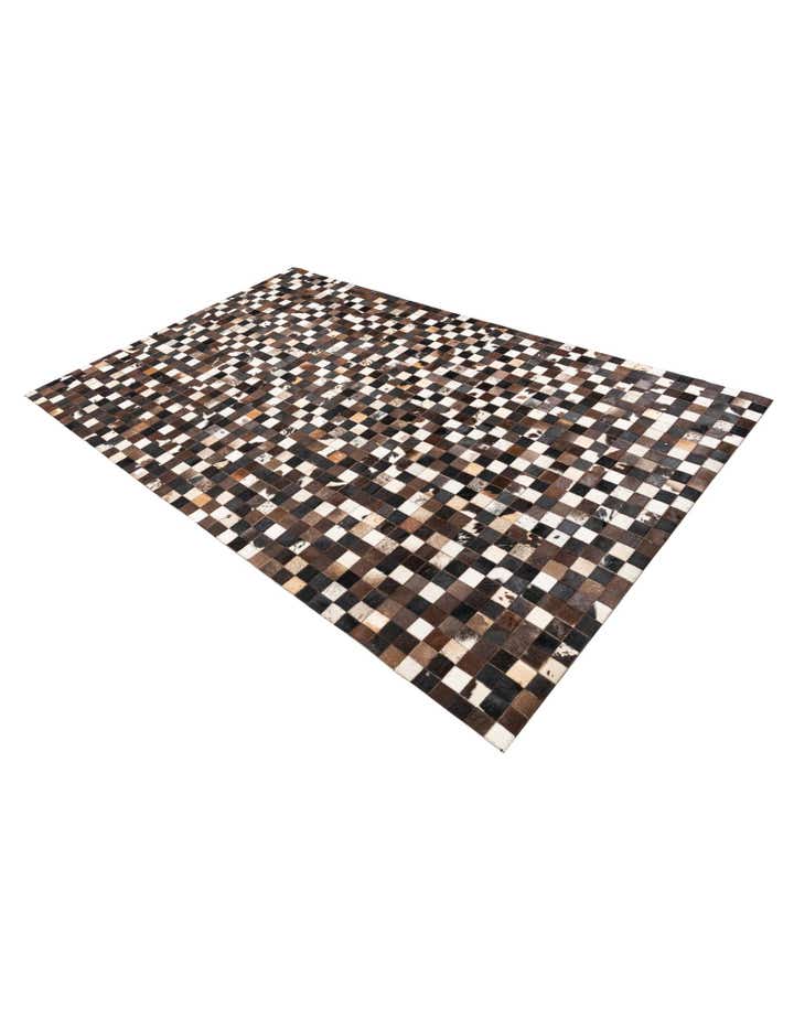 5' x 8' Cowhide Leather Rug