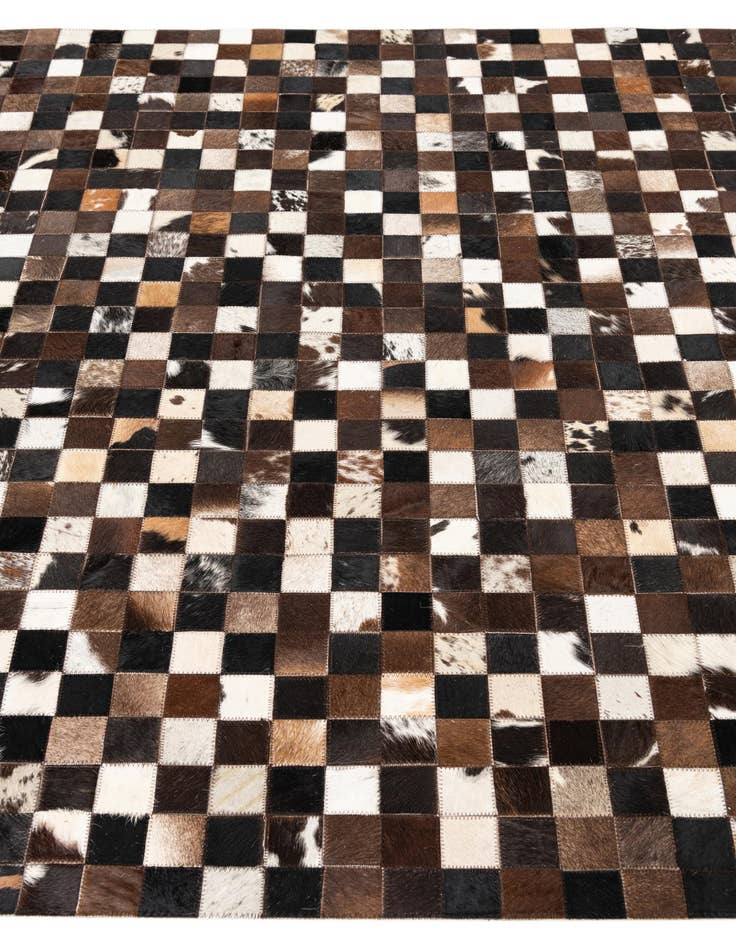 Detail image of 5' x 8' Cowhide Leather Rug