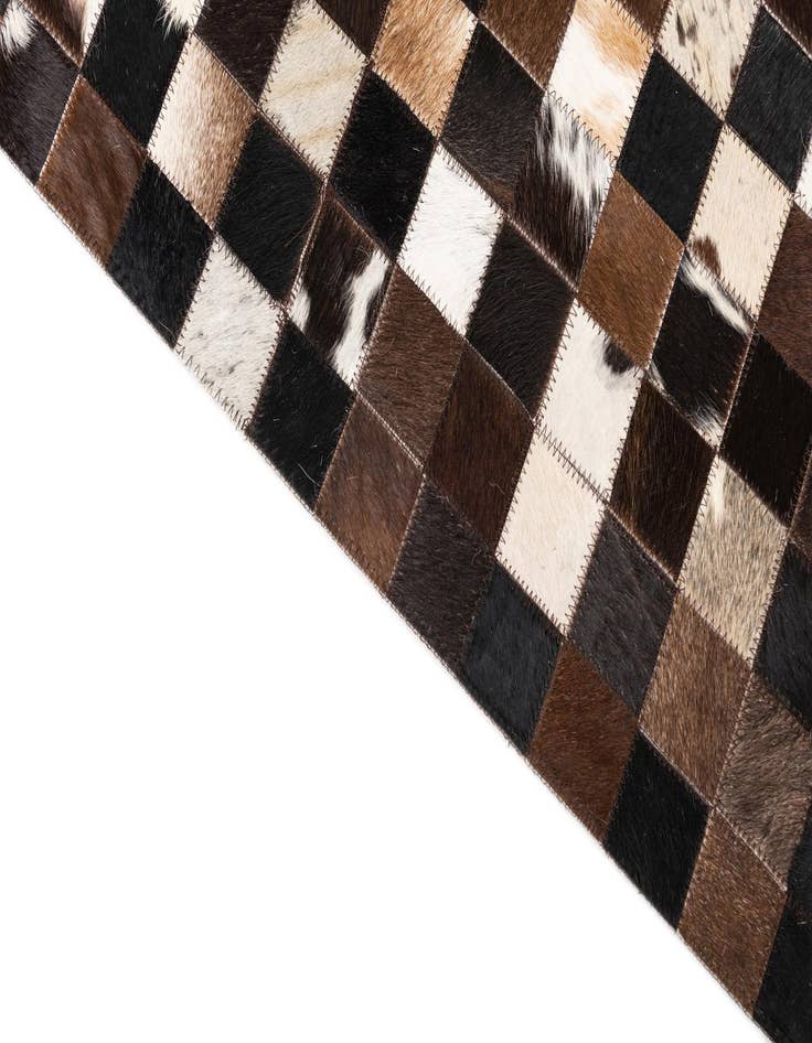 Detail image of 5' x 8' Cowhide Leather Rug