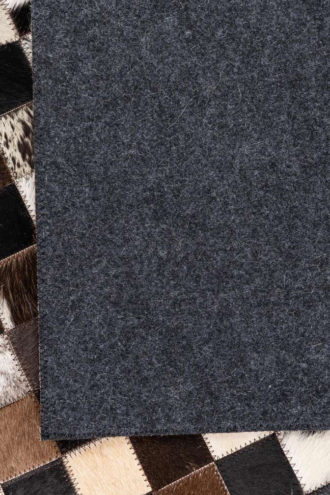 5' x 8' Cowhide Leather Rug