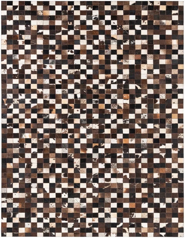 Detail image of 5' x 8' Cowhide Leather Rug