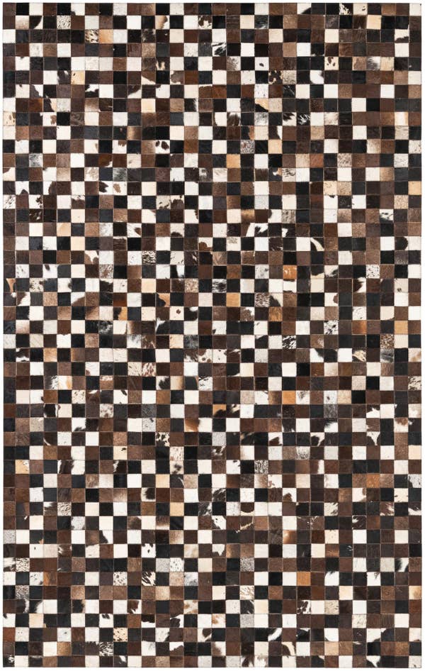 Detail image of 5' x 8' Cowhide Leather Rug