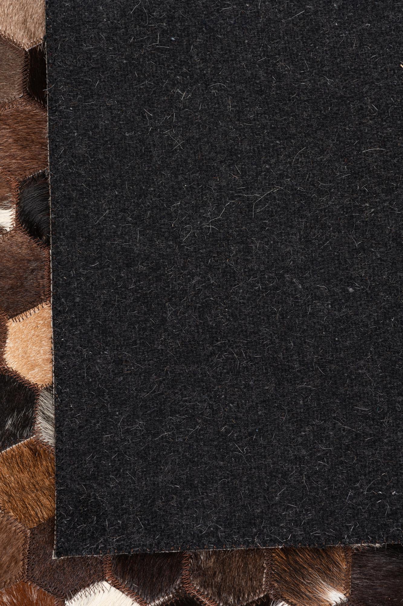 5' x 8' Cowhide Leather Rug