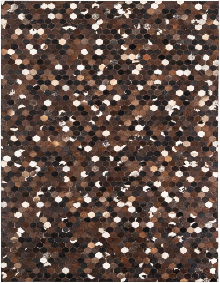 Detail image of 5' x 8' Cowhide Leather Rug