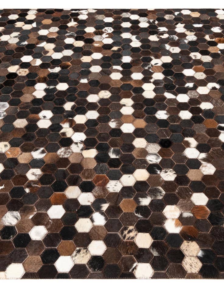Detail image of 5' x 8' Cowhide Leather Rug