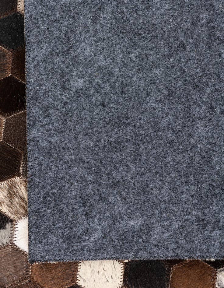 Detail image of 5' x 8' Cowhide Leather Rug