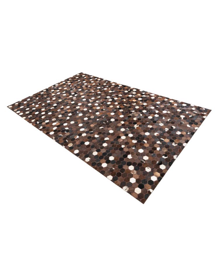 Detail image of 5' x 8' Cowhide Leather Rug