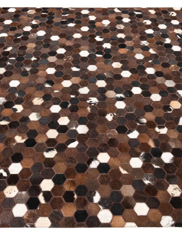 Detail image of 5' x 8' Cowhide Leather Rug