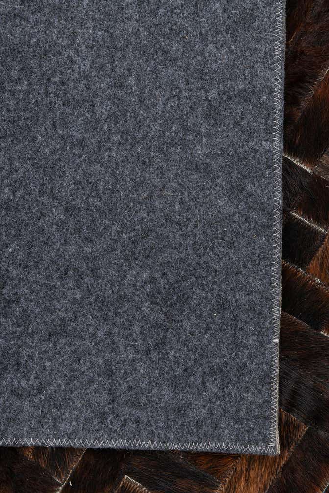 3' 8 x 5' 6 Cowhide Leather Rug