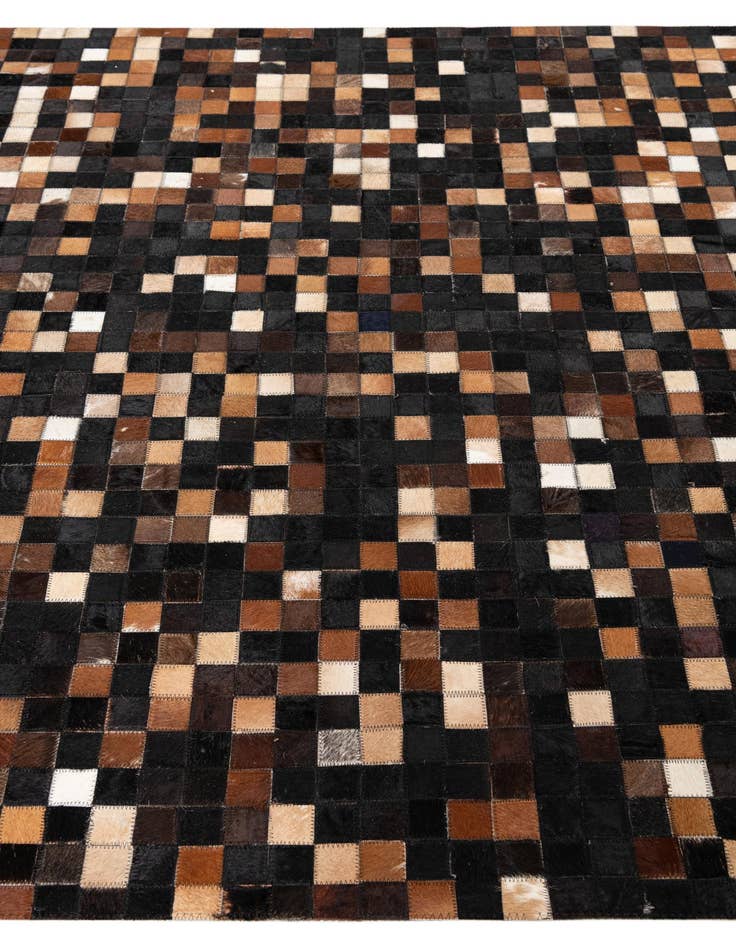 Detail image of 5' x 8' Cowhide Leather Rug