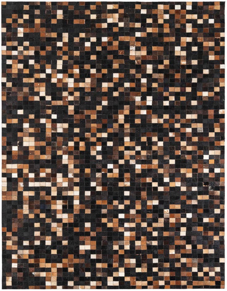 Detail image of 5' x 8' Cowhide Leather Rug