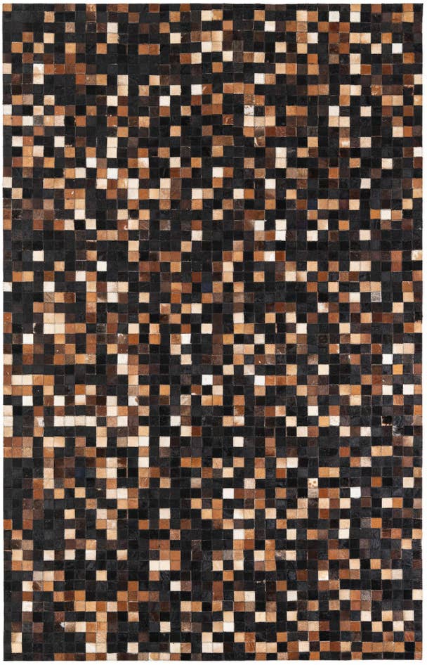 Detail image of 5' x 8' Cowhide Leather Rug