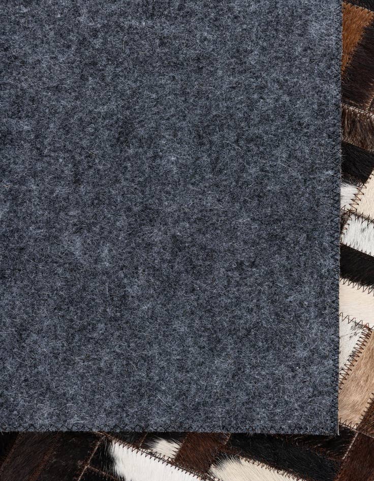 Detail image of 5' x 7' 8 Cowhide Leather Rug