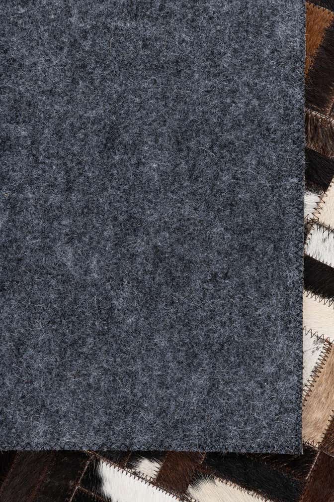 5' x 7' 8 Cowhide Leather Rug