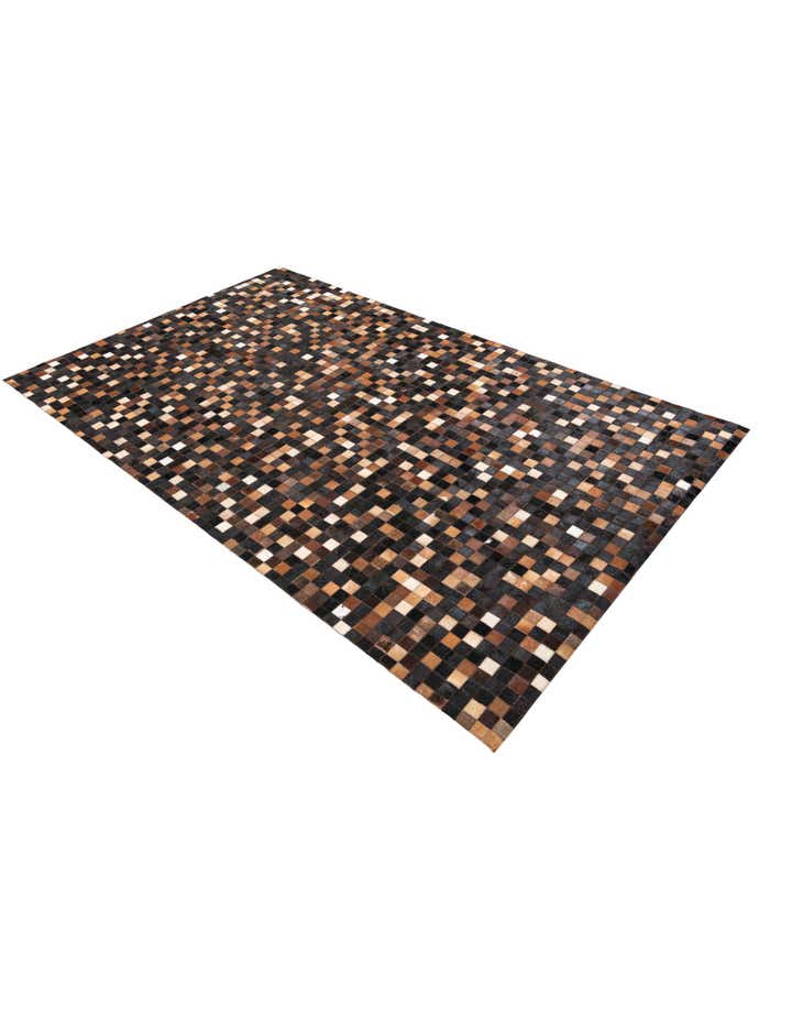 5' x 8' Cowhide Leather Rug