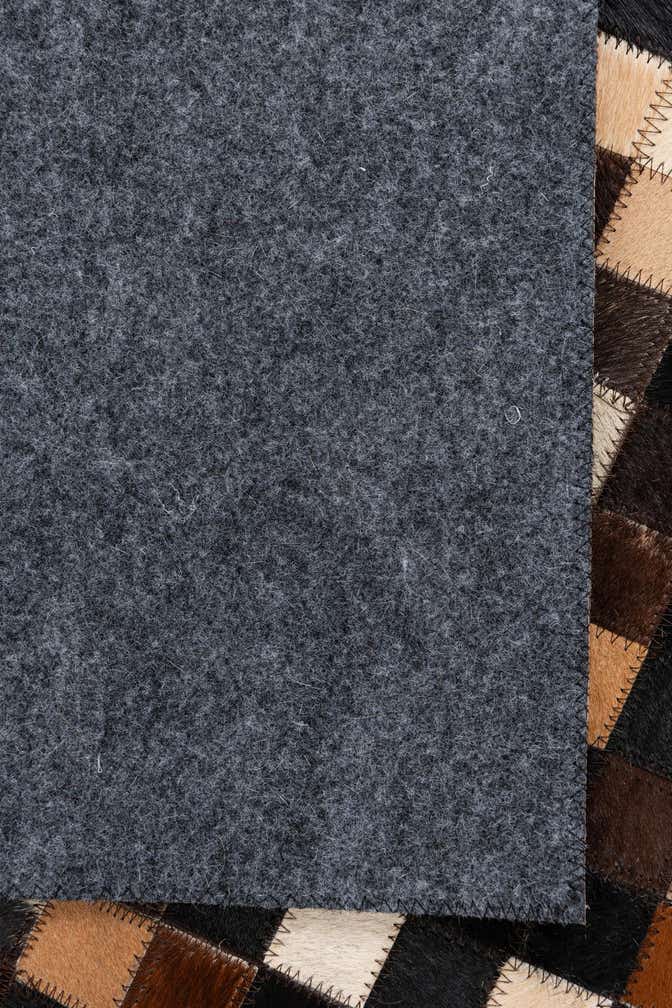 5' x 8' Cowhide Leather Rug