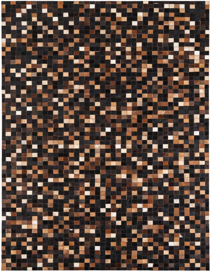Detail image of 5' x 8' Cowhide Leather Rug
