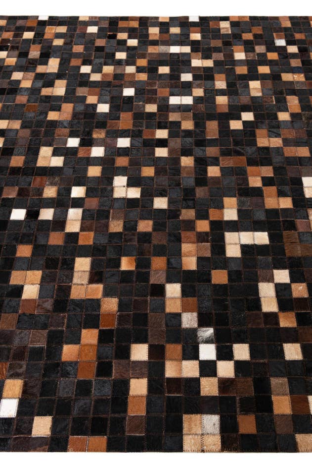 Detail image of 5' x 8' Cowhide Leather Rug