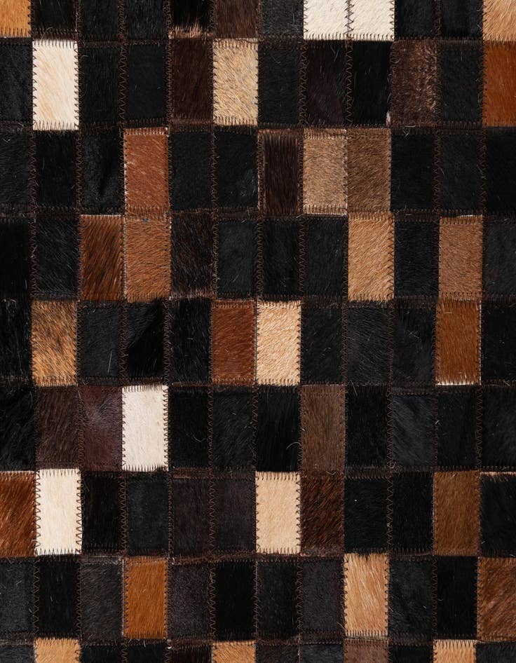 Detail image of 5' x 8' Cowhide Leather Rug