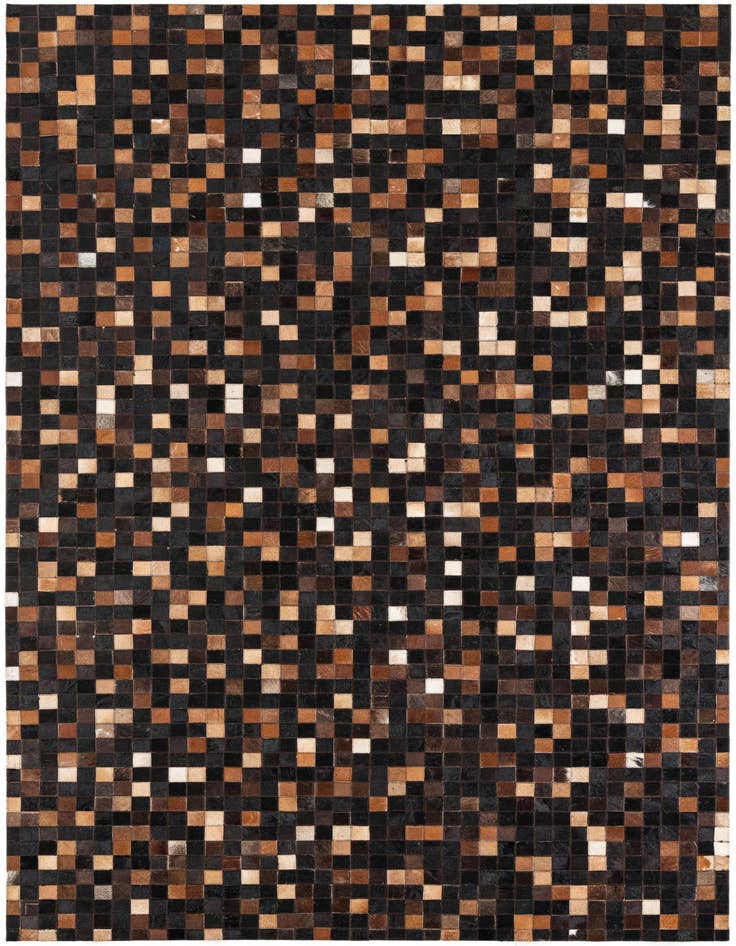 Detail image of 5' x 8' Cowhide Leather Rug