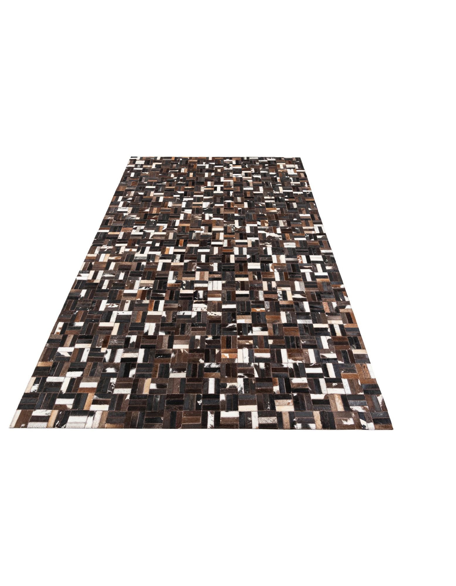 5' x 8' Cowhide Leather Rug
