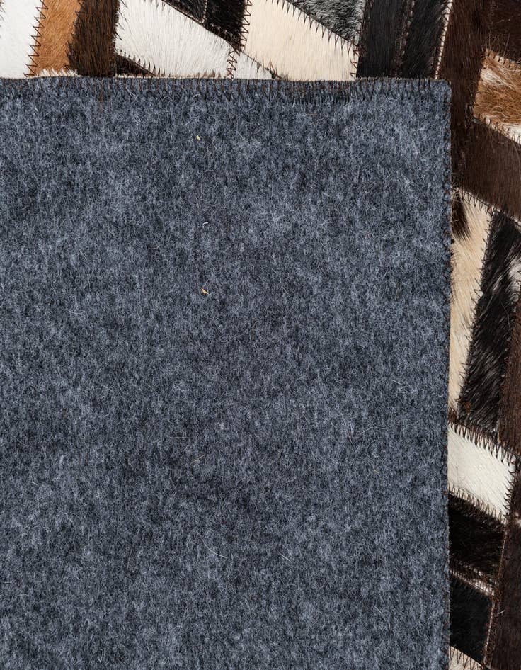 Detail image of 5' x 8' Cowhide Leather Rug