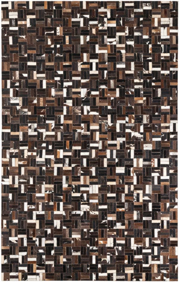 Detail image of 5' x 8' Cowhide Leather Rug