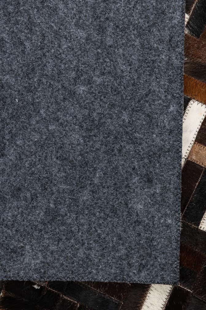 5' x 7' 10 Cowhide Leather Rug