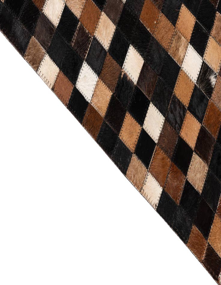 Detail image of 5' x 8' Cowhide Leather Rug