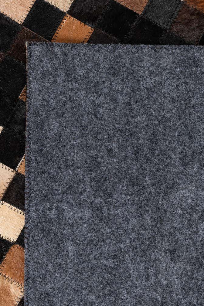 5' x 8' Cowhide Leather Rug