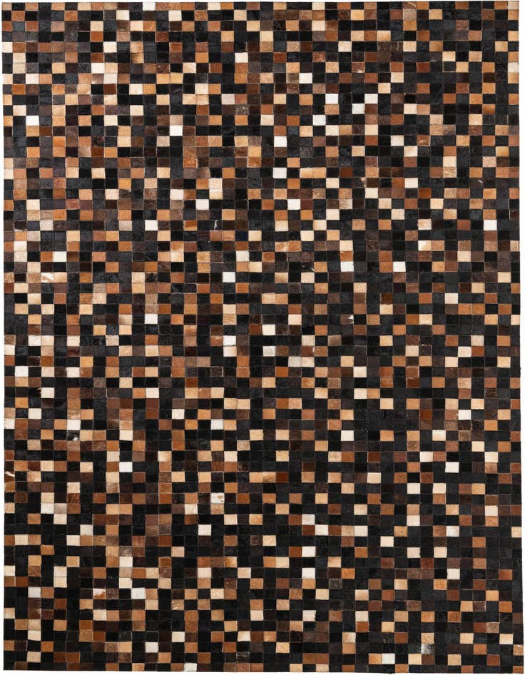 Detail image of 5' x 8' Cowhide Leather Rug