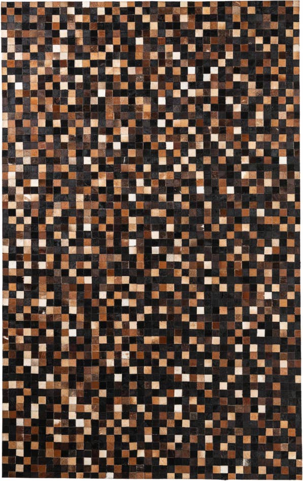 Detail image of 5' x 8' Cowhide Leather Rug