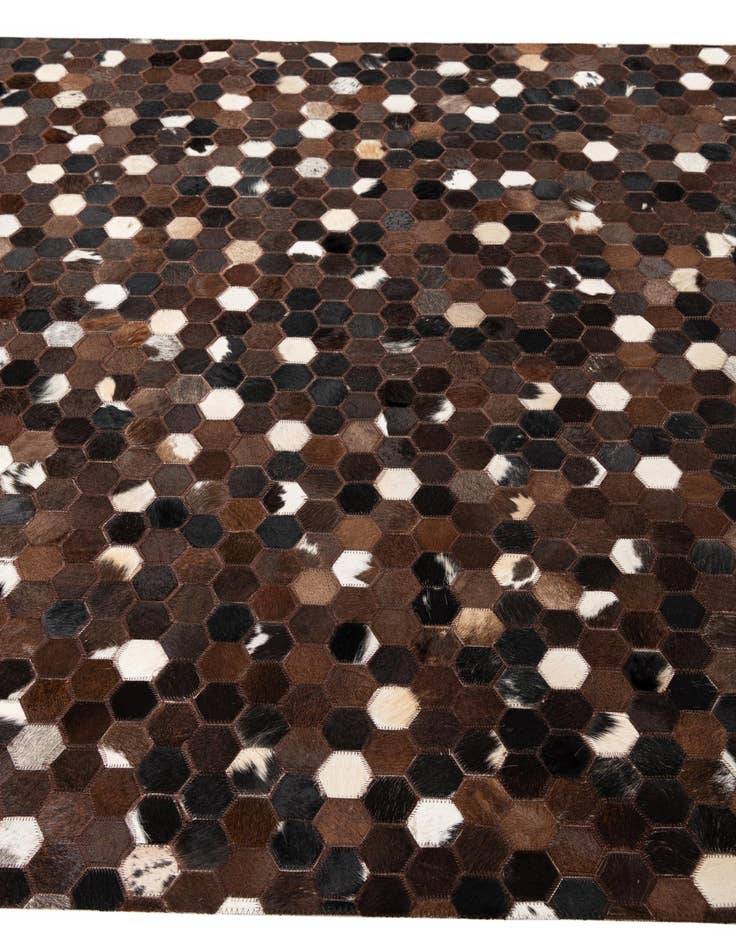 Detail image of 5' x 8' Cowhide Leather Rug
