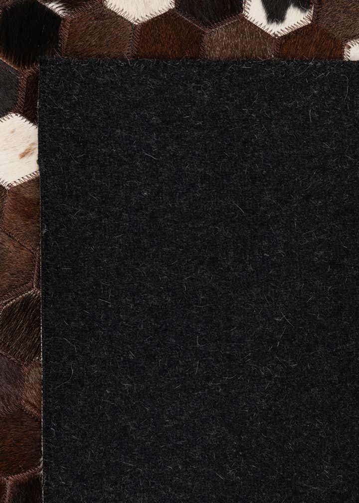 5' x 8' Cowhide Leather Rug