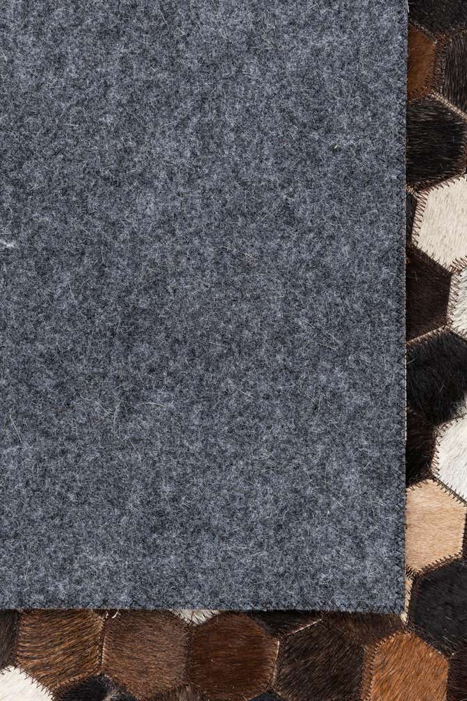 5' x 8' Cowhide Leather Rug